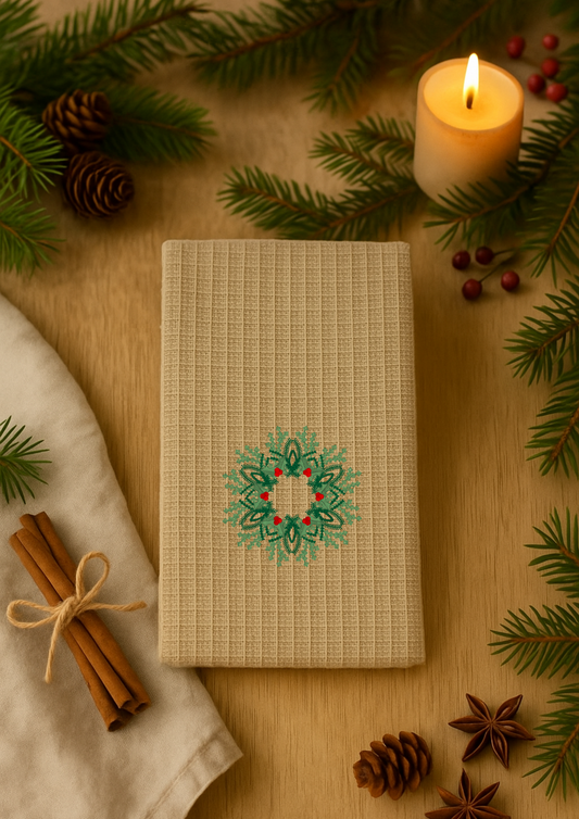 Viskastykki Ljóst | Jólakrans