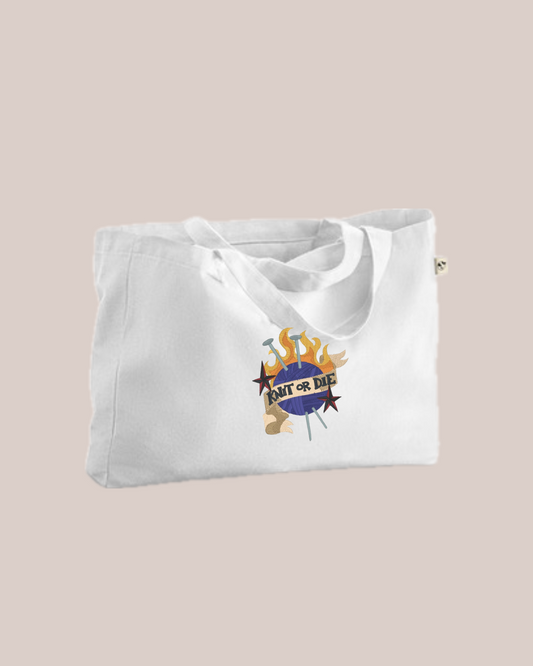 Taupoki fyrir prjónadótið 🧶 “ KNIT OR DIE”